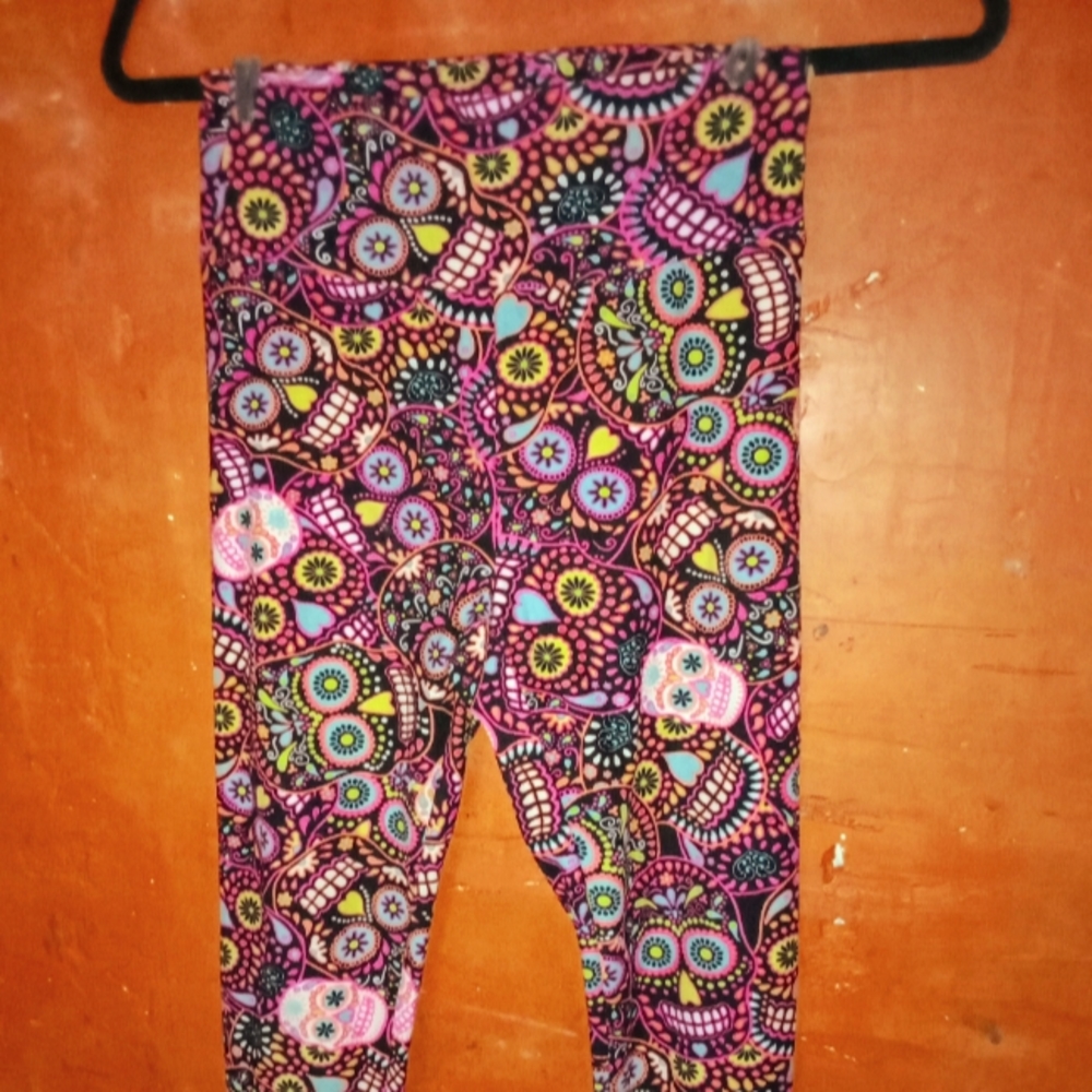 Day of the Dead  NOBO Women's Print Prints Fitness Gym Stretch Leggings Trousers